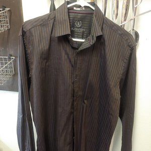 BUGATCHI UOMO Long Sleeve Button Down Shirt